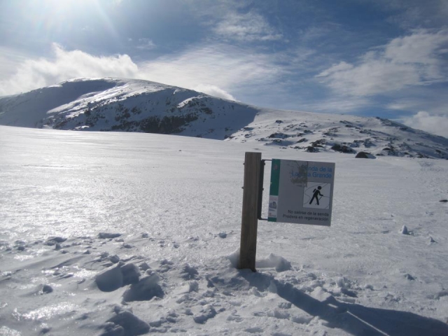 dia en la nieve